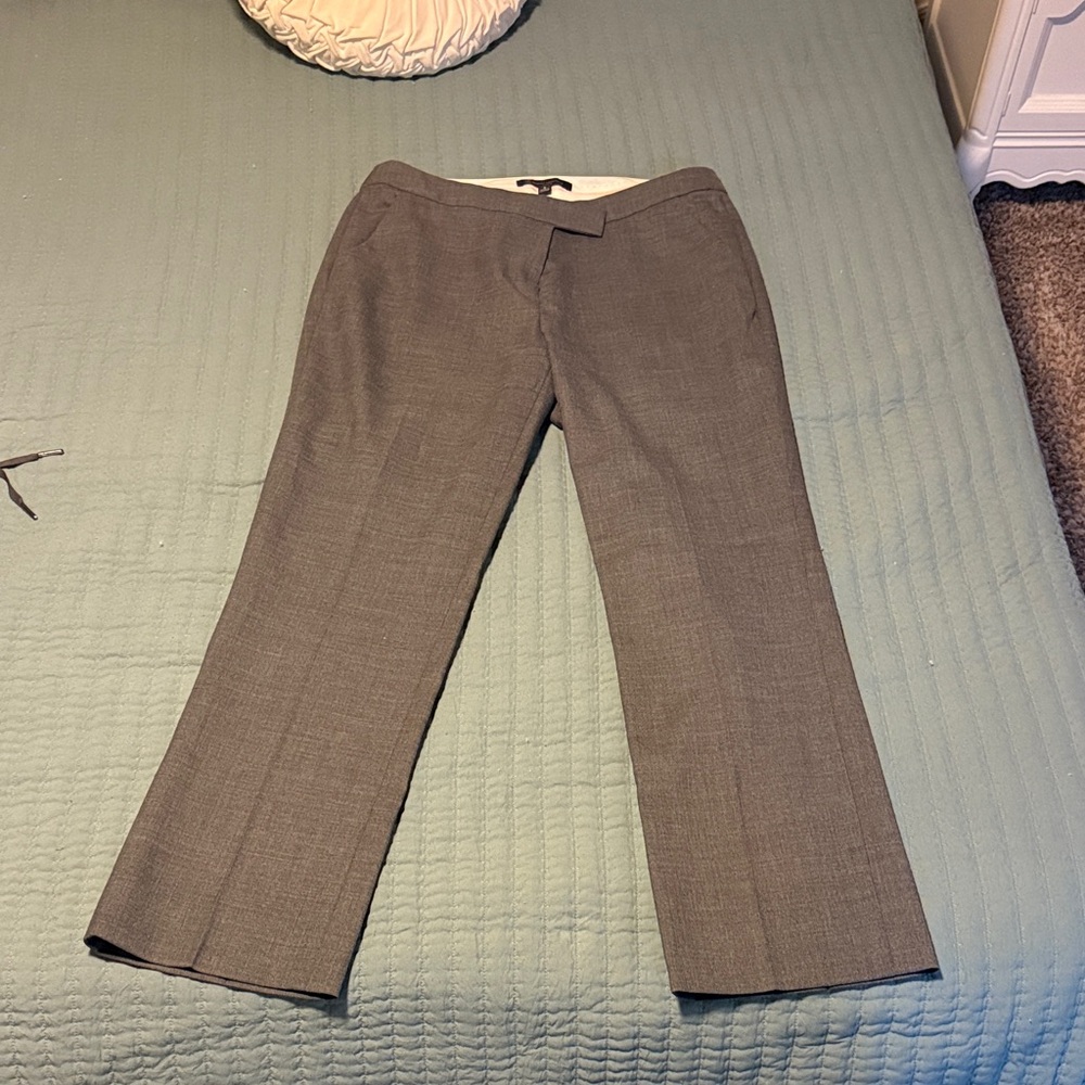 Brooks Brothers Women’s Gray Straight Leg Suit Dress Pants